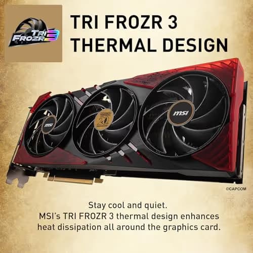 MSI GAMING SLIM MONSTER HUNTER EDITION GeForce RTX 4060 Ti 8GB GDDR6 Red / Black image