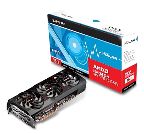 Sapphire PULSE Radeon RX 7900 GRE 16GB GDDR6 Black / Red image