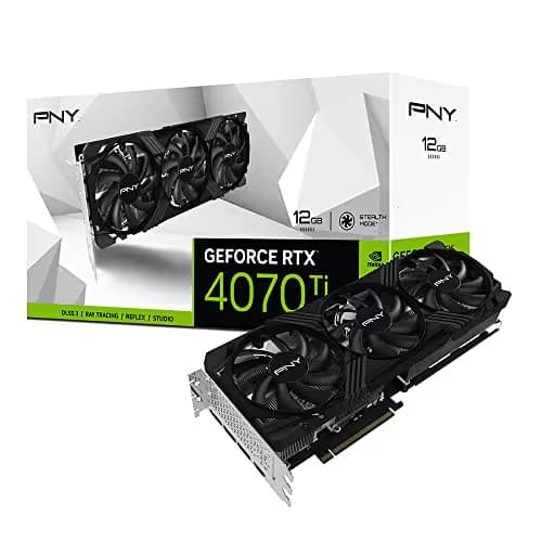 PNY GeForce RTX 4070 Ti VERTO 12GB GDDR6X Black image
