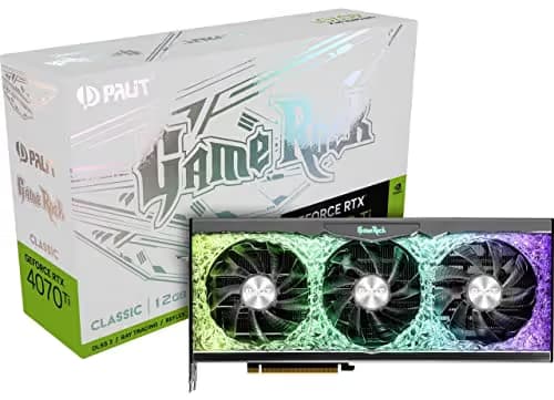 Palit GameRock Classic OC GeForce RTX 4070 Ti 12GB GDDR6X Silver main image