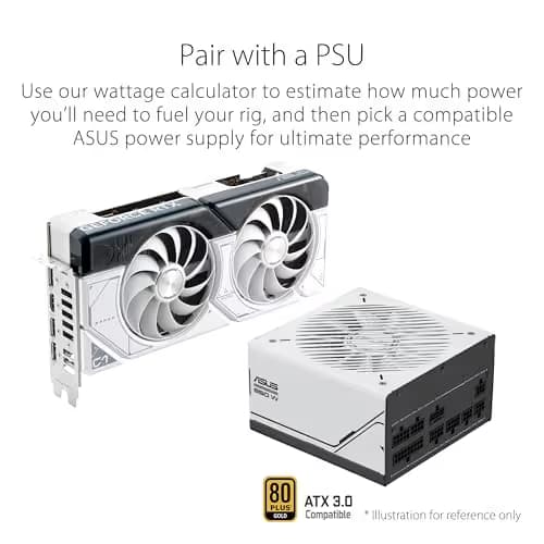 Asus GeForce RTX 4070 SUPER DUAL OC 12GB GDDR6X White image