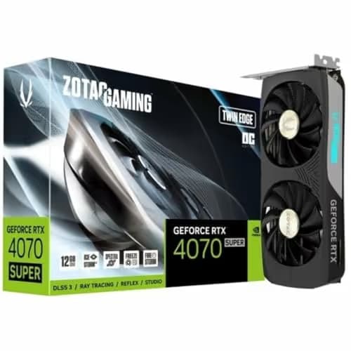 Zotac GAMING Twin Edge OC GeForce RTX 4070 SUPER 12GB GDDR6X Black main image
