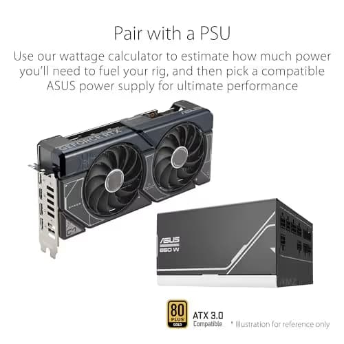 Asus DUAL OC GeForce RTX 4070 SUPER 12GB GDDR6X Black image