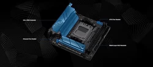 ASROCK PHANTOM GAMING B650I LIGHTNING WIFI AM5 DDR5 MINI ITX image
