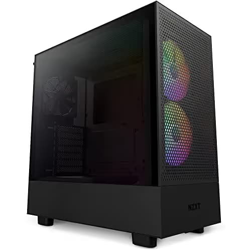 NZXT H5 Flow RGB (2023) ATX Mid Tower Black Tempered Glass main image