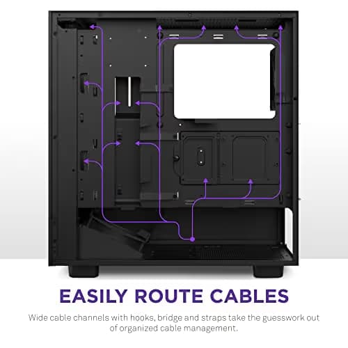 NZXT H5 Flow RGB (2023) ATX Mid Tower Black Tempered Glass image