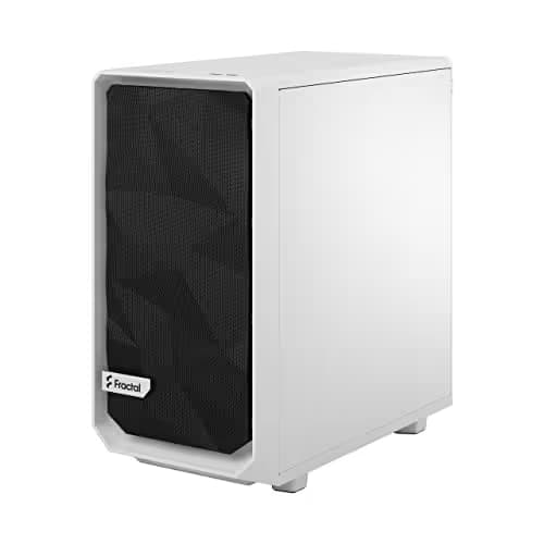 Fractal Design Meshify 2 Mini MicroATX Mid Tower White/Black Tempered Glass Side Panel image