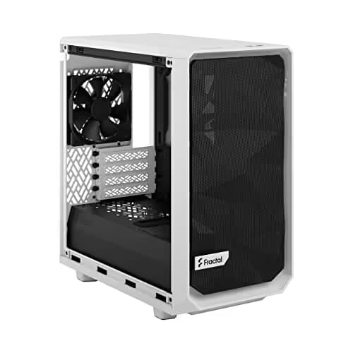Fractal Design Meshify 2 Mini MicroATX Mid Tower White/Black Tempered Glass Side Panel image