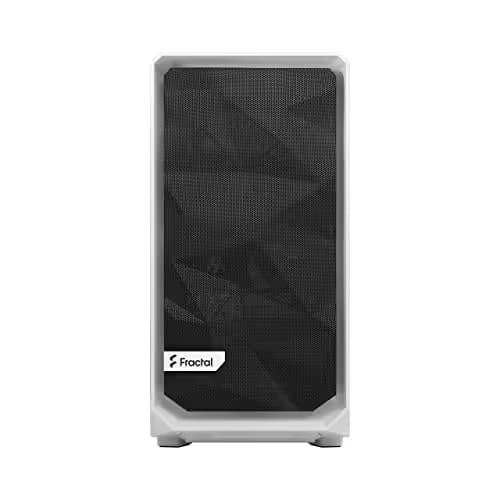 Fractal Design Meshify 2 Mini MicroATX Mid Tower White/Black Tempered Glass Side Panel image