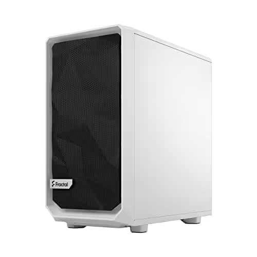 Fractal Design Meshify 2 Mini MicroATX Mid Tower White/Black Tempered Glass Side Panel image