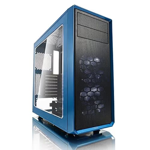 Fractal Design Focus G ATX Mid Tower Black / Blue Acrylic Side Panel image