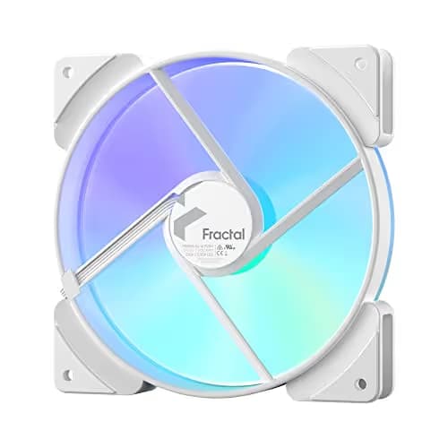 Fractal Design Prisma AL 140mm White 103.85 CFM PWM Addressable RGB 1-Pack image