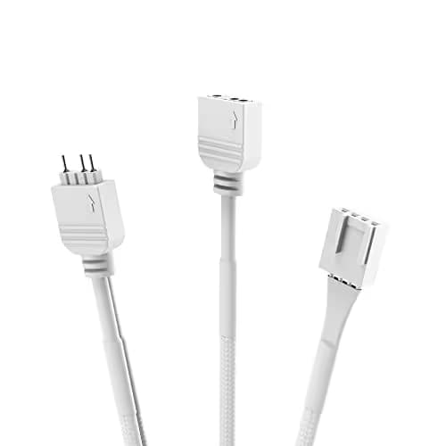 Fractal Design Prisma AL 140mm White 103.85 CFM PWM Addressable RGB 1-Pack image