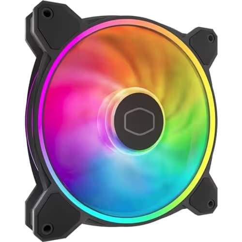 Cooler Master MasterFan MF140 Halo² 140mm Black Addressable RGB PWM 1-Pack main image