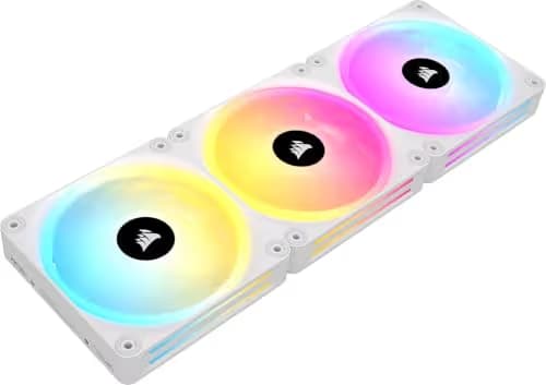 Corsair iCUE LINK QX120 RGB 120mm RGB PWM White image