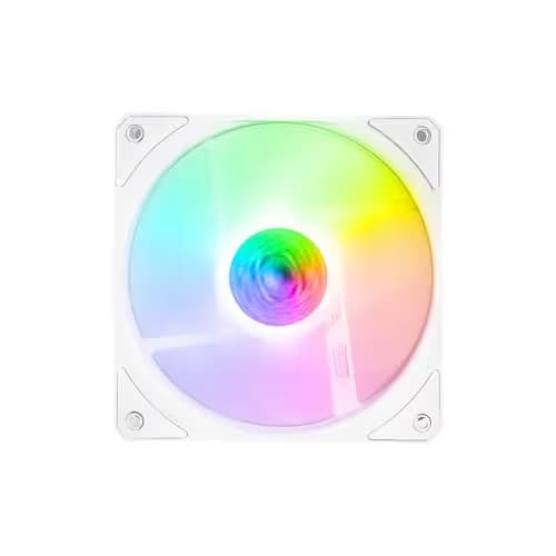 Cooler Master SickleFlow 120 120mm White Addressable RGB PWM 62 CFM 3 In 1 3-Pack image