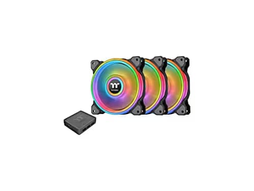 Thermaltake Riing Quad 120mm Black PWM RGB TT Premium Edition 3-Pack image