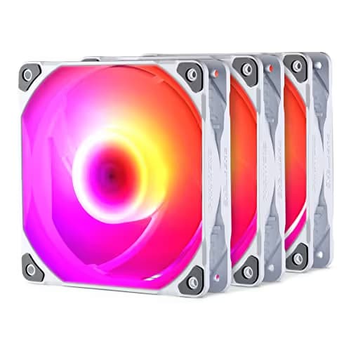 Phanteks M25-140 140mm White PWM D-RGB 104.62 CFM 3-Pack main image