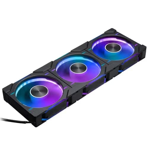 Phanteks D30-120 120mm Black Reversed 61.5 CFM PWM Addressable RGB 3-Pack image