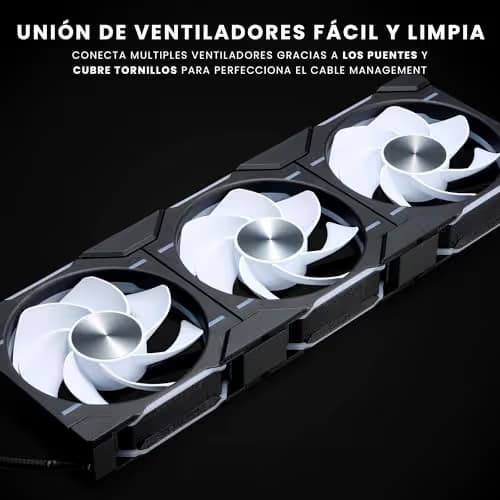 Phanteks D30-120 120mm Black Reversed 61.5 CFM PWM Addressable RGB 3-Pack image