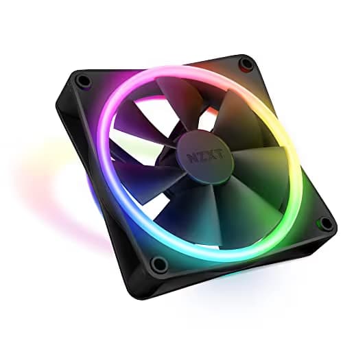 NZXT F120 RGB DUO 120mm Black Addressable RGB PWM image