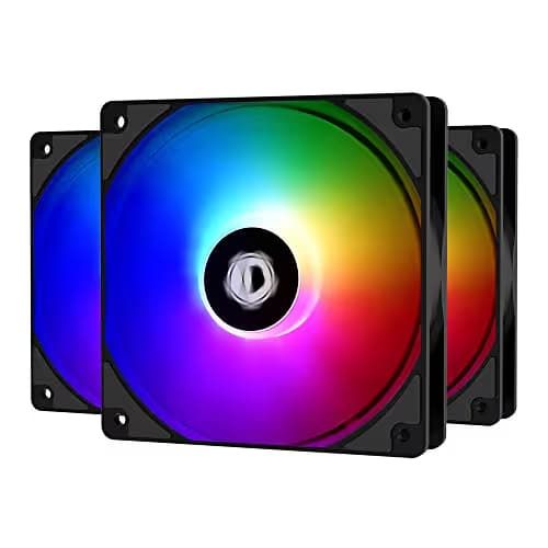 ID-COOLING XF-12025-ARGB-TRIO 120mm Black / White PWM ARGB 3-Pack main image