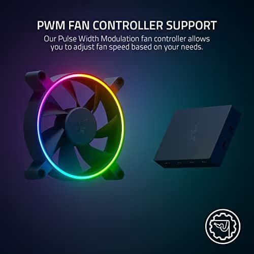 Razer Kunai Chroma 120mm Black Addressable RGB PWM 1-Pack image