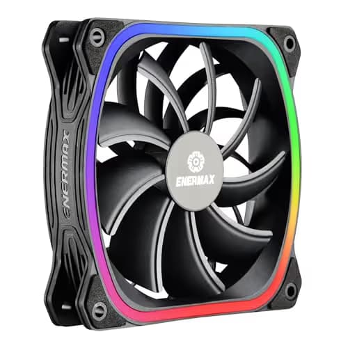 Enermax SquA 120mm Black RGB PWM 1-Pack 68.27 CFM image