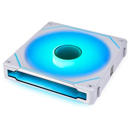 Lian Li Uni Fan SL-Infinity 140mm White Addressable RGB PWM 72.7 CFM 1-Pack main image