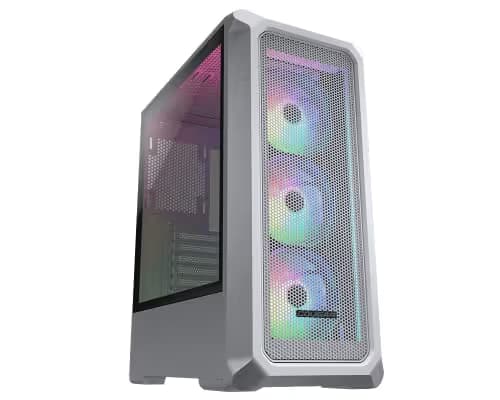 Cougar Archon 2 ATX Mid Tower White Mesh RGB Tempered Glass Side Panel main image