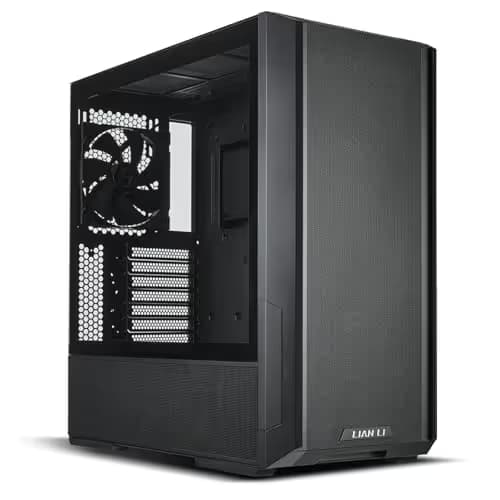 Lian Li LANCOOL 216 EATX Mid Tower Black Tempered Glass Side Panel main image