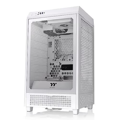 Thermaltake The Tower 200 Mini-ITX Tower White with Tempered Glass Side Panel and USB 3.2 Gen 2 Type-C main image
