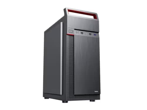 SAMA Sama-S88-BK ATX Mid Tower Black / Red with Tempered Glass Side Panel and USB 3.2 Gen 1 Type-A, USB 2.0 Type-A main image