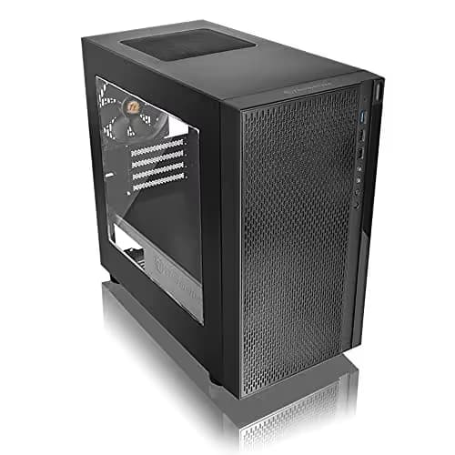 Thermaltake Versa H18 Micro ATX Mini Tower Black Acrylic Side Panel image