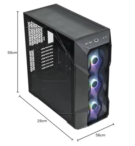 Cooler Master MasterBox TD500 Mesh V2 ATX Mid Tower Tempered Glass image