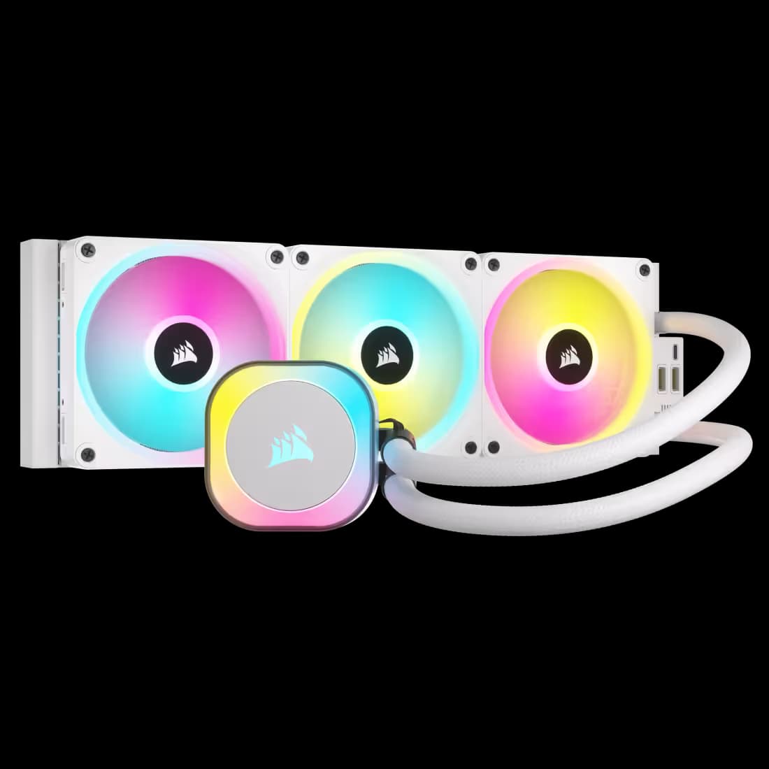 Corsair iCUE LINK H150i RGB Water 360mm RGB 63.1 CFM White image
