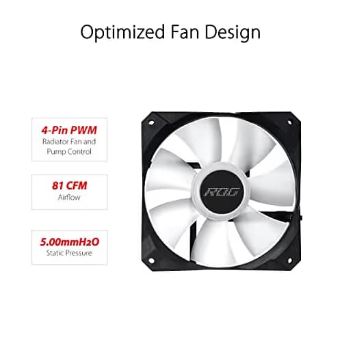Asus ROG STRIX LC II Water 240mm ARGB 80.95 CFM Black image