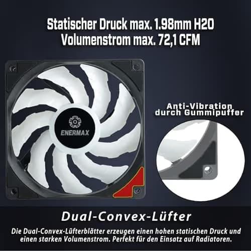 Enermax Liqmax III Water 240mm ARGB 72.1 CFM Black image
