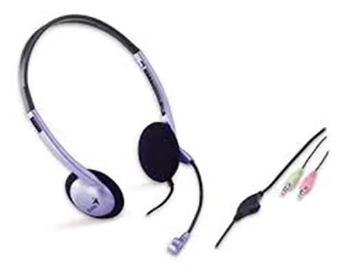 Genius HS-02B Closed Black / Silver Headset main image