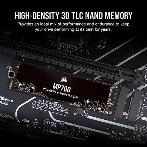 Corsair MP700 1TB SSD M.2-2280 PCIe 5.0 X4 NVMe image