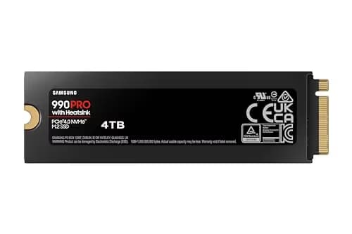 Samsung 990 Pro w/Heatsink 4TB M.2 SSD PCIe 4.0 NVMe image