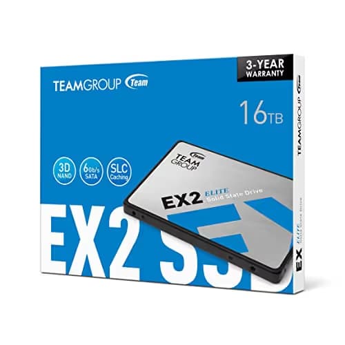 TEAMGROUP EX2 16 TB 2.5" SSD SATA 6.0 Gb/s image