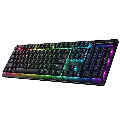 Razer DeathStalker V2 Pro Razer Purple Low-Profile Optical Clicky RGB Wireless Gaming Keyboard image