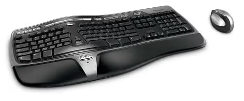 Microsoft Natural Desktop 7000 Wireless Ergonomic Keyboard With Laser Mouse image