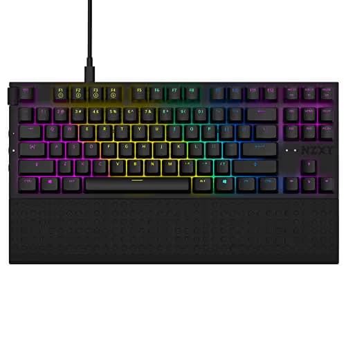 NZXT Function Tenkeyless Mechanical Gateron Red RGB Wired Gaming Keyboard image