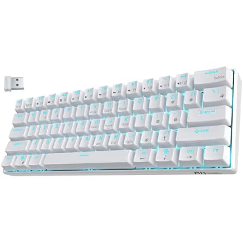 Royal Kludge RK61 White - Brown Switch image