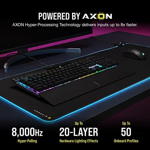 Corsair K70 RGB PRO Wired Cherry MX Red Mechanical Gaming Keyboard image