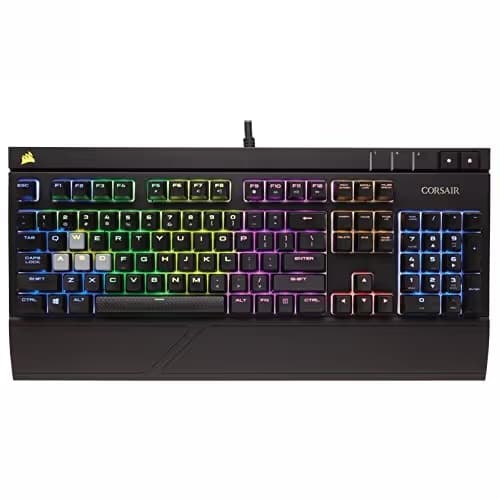 Corsair STRAFE RGB Wired Cherry MX Silent Mechanical Gaming Keyboard image