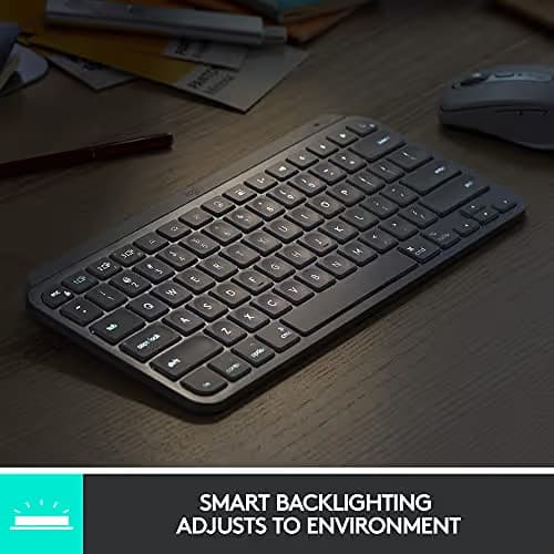 Logitech MX Keys Mini Bluetooth Wireless Wired Keyboard image