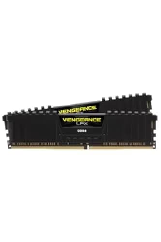 Corsair Vengeance LPX Black / Yellow DDR4-3600 CL18 16GB (2x8GB) image